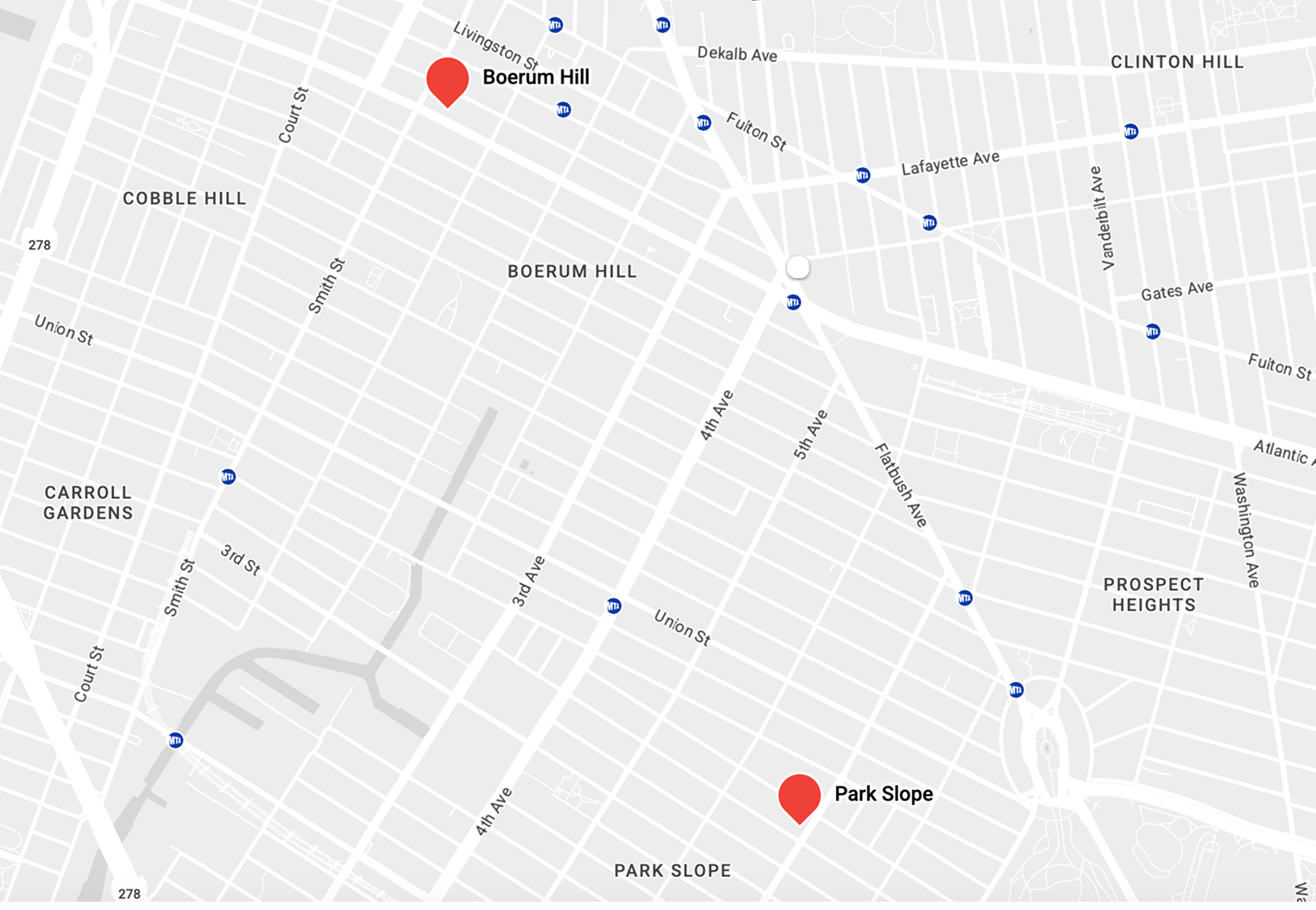 New York Area Map